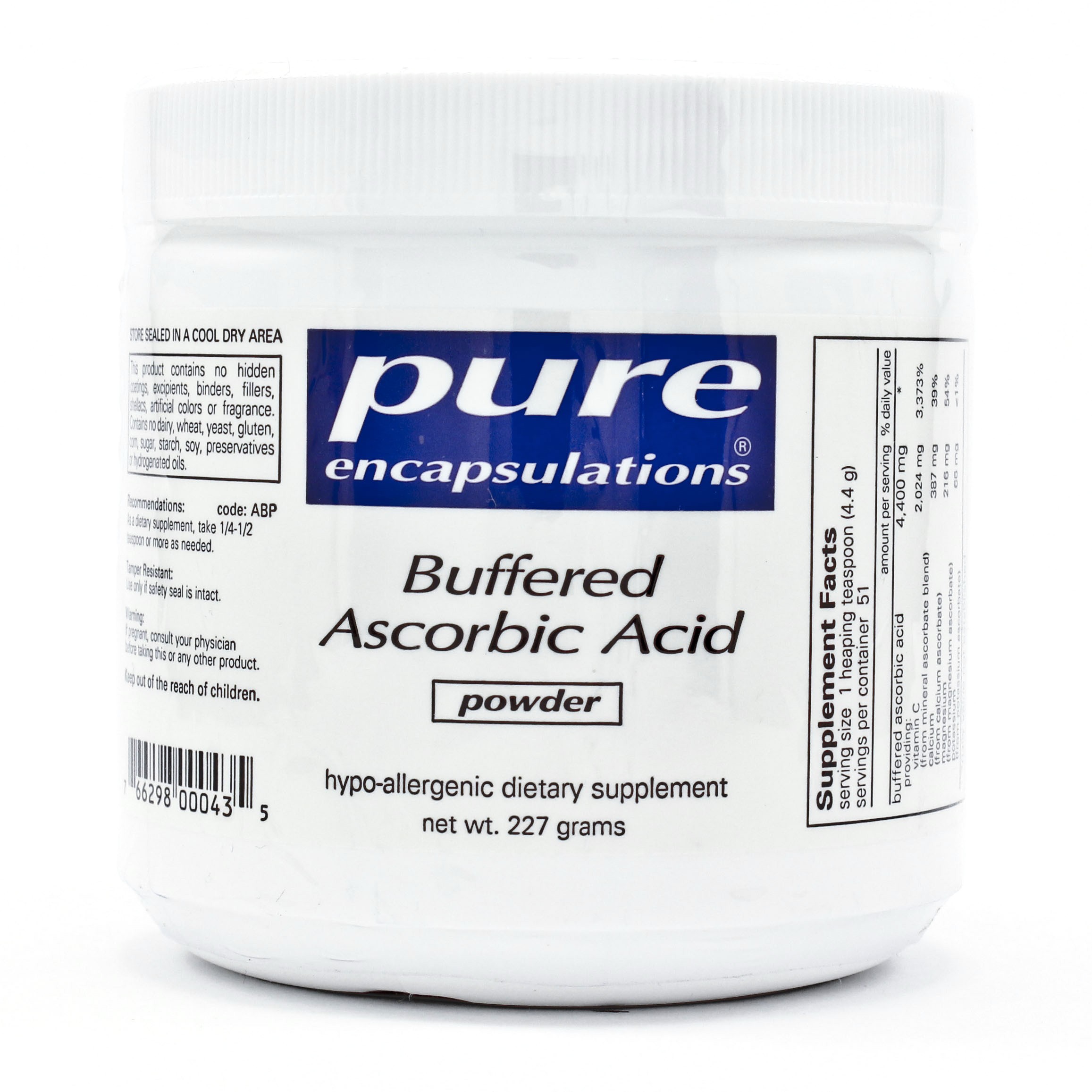 Buffered Ascorbic Acid Powder : Thorne Buffered C Powder – XIOBPA