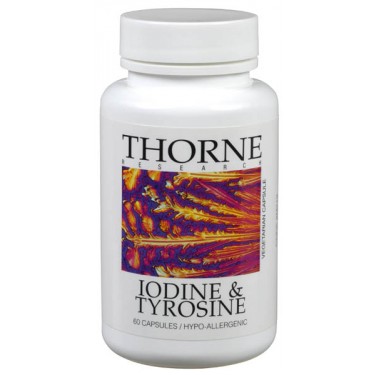 Iodine & Tyrosine, supplement, Thorne, thyroid health, thyroid support, thyroid