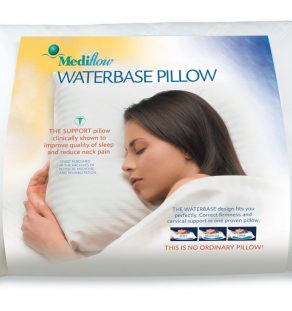 Mediflow Water Pillow, therapeutic neck support, pillow, water pillow, neck support
