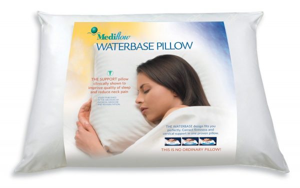 Mediflow Water Pillow, therapeutic neck support, pillow, water pillow, neck support