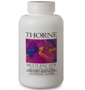 Multi-Encap II, Thorne, supplement, multi-vitamin, mineral supplement, minerals