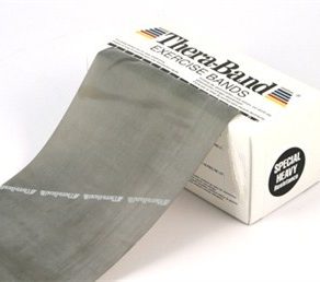 TheraBand Exercise Bands grey, exercise bands, strengthening and exercise