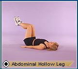 Abdominal hollow leg and arm extension