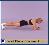 Front plank forward