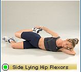 side lying hip flexors