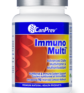 Immuno Multi canprev immune, supplement, multivitamin, detox, detoxification, immune support, inflammation, antioxidant