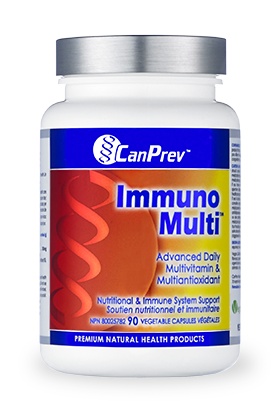 Immuno Multi canprev immune, supplement, multivitamin, detox, detoxification, immune support, inflammation, antioxidant