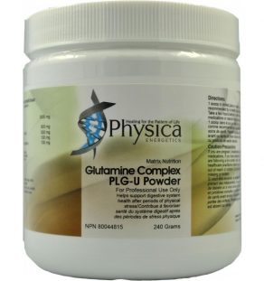 Glutamine Complex PLG-U Powder, physica, supplement, protein, gut health, digestive health, digestive aid, IBS, leaky gut, gastrointestinal health