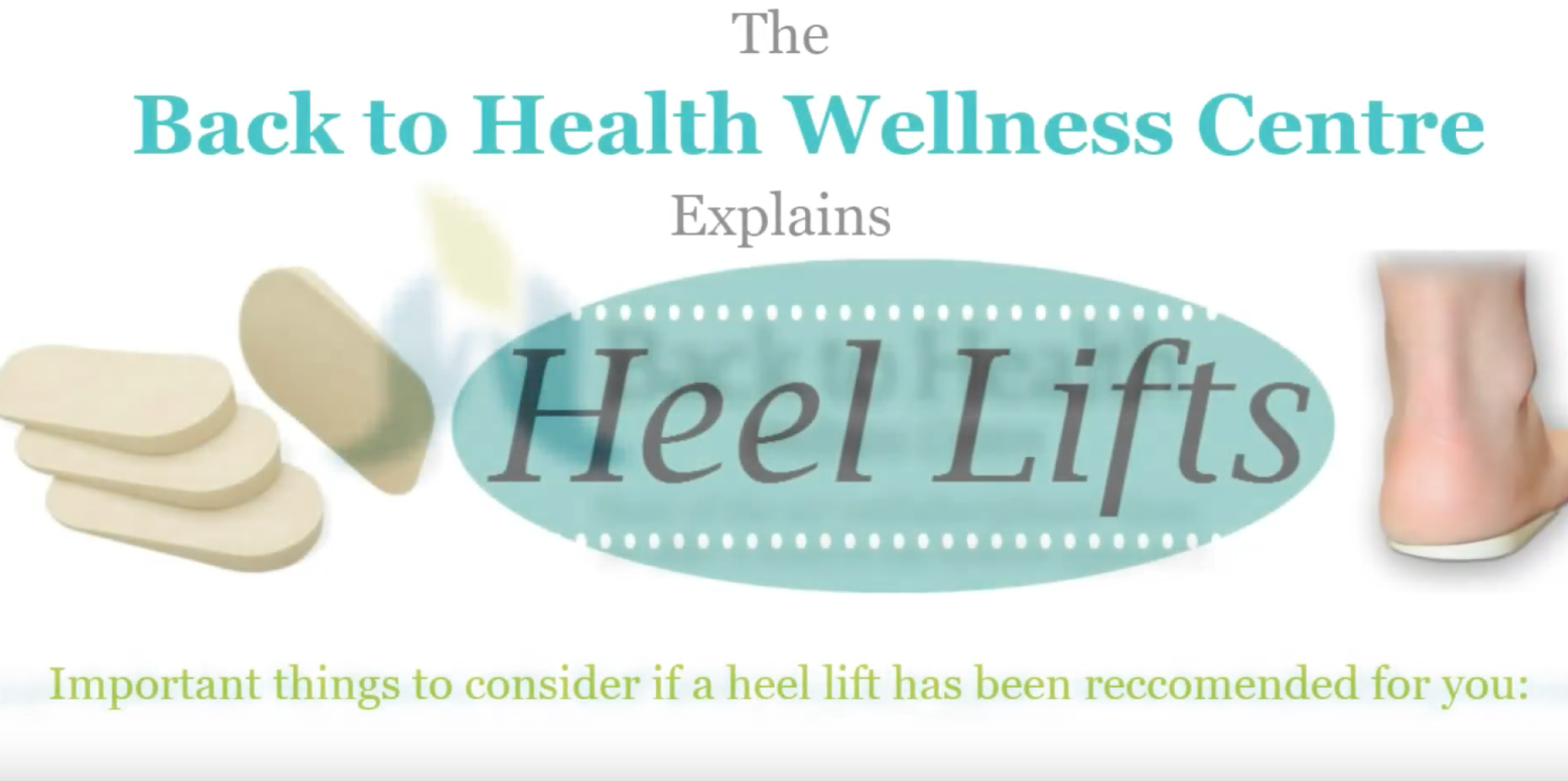 Cork Heel Lift for leg length discrepancy or short leg Back to Health